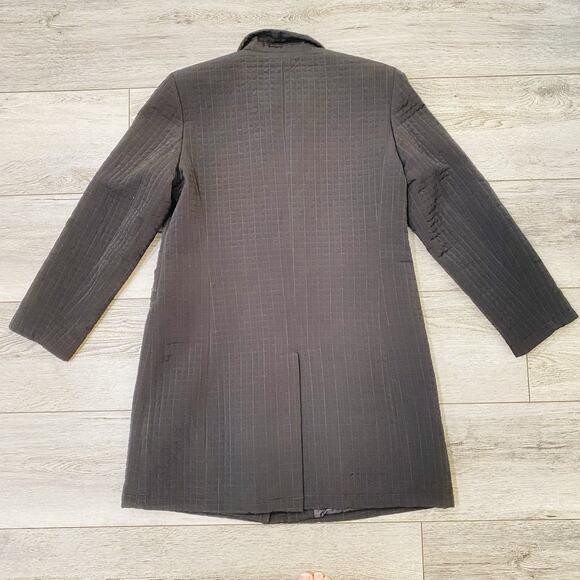 GALLERY Quilted Full Zip Jacket Womens Size Large Sleeves Zip Pockets Lagenlook - Picture 7 of 10